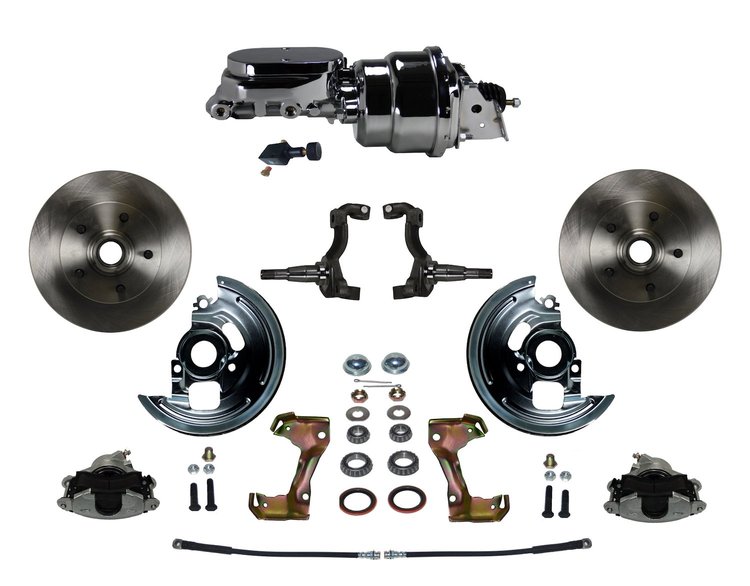 GM A/F/X-Body Front Disc Brake Conversion Kit w/Stock Height Spindles