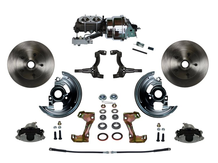 GM A/F/X-Body Front Disc Brake Conversion Kit w/Stock Height Spindles