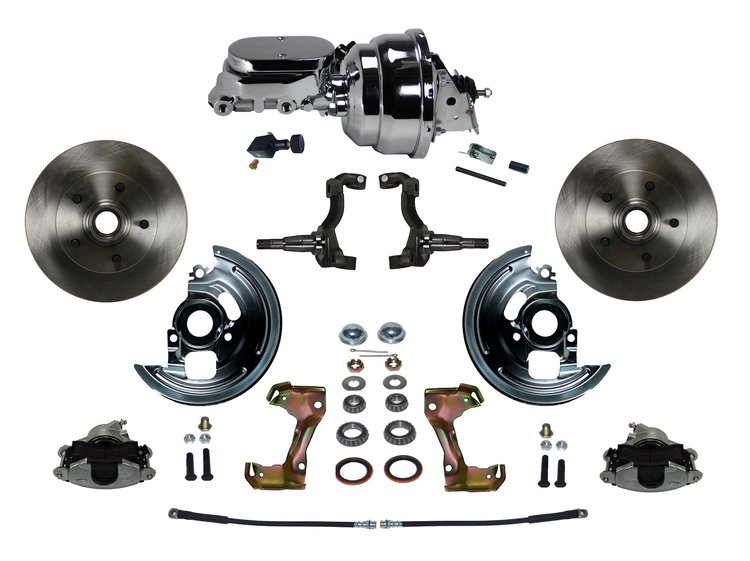 GM A/F/X-Body Front Disc Brake Conversion Kit w/Stock Height Spindles