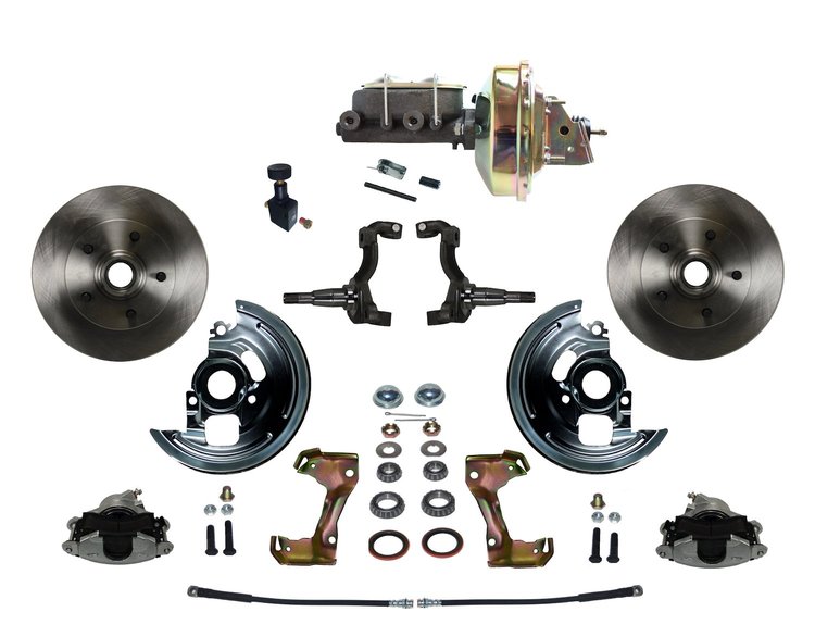 Chevy II/Nova Front Disc Brake Conversion Kit w/Stock Height Spindles