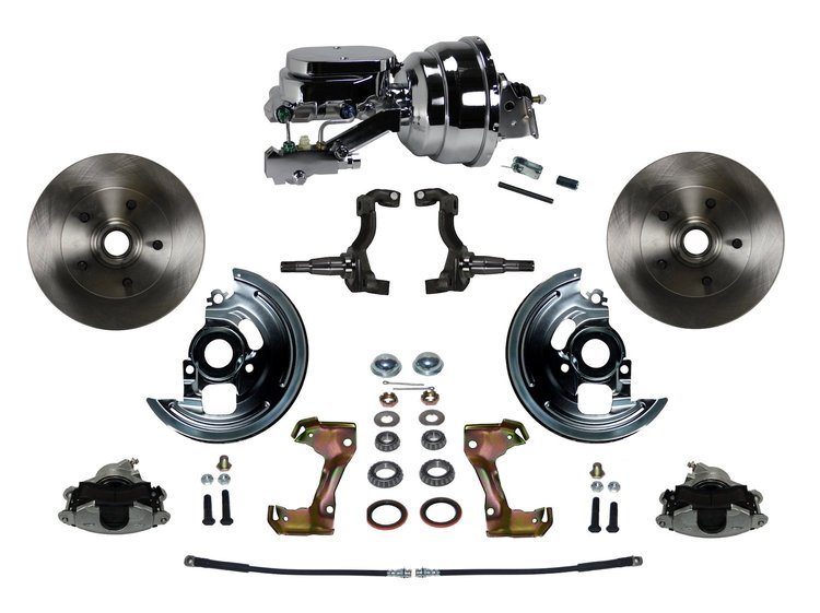 Chevy II/Nova Front Disc Brake Conversion Kit w/Stock Height Spindles