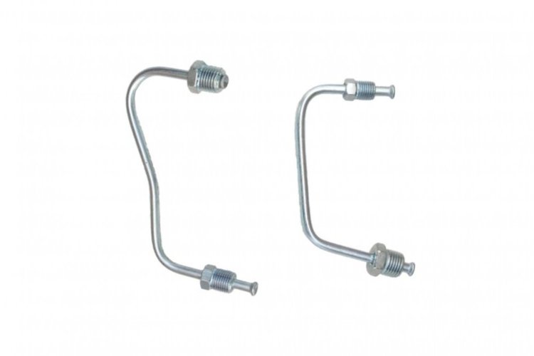Global_3 Brake Line Set, Mustang Master Cylinder Line Set Bottom Mount Valve