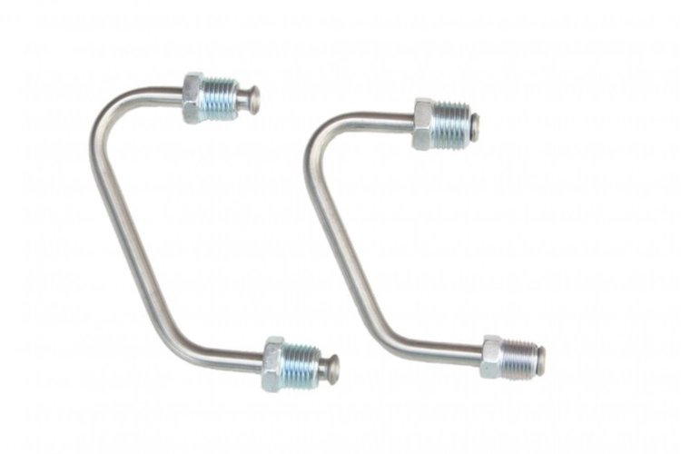 Global_5 Brake Line Set, Corvette Master Cylinder Line Set Bottom Mount Valve