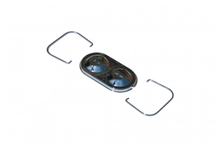 LID_01 Master Cylinder Cap, Corvette Chrome Master Cylinder Cap & Bail Kit