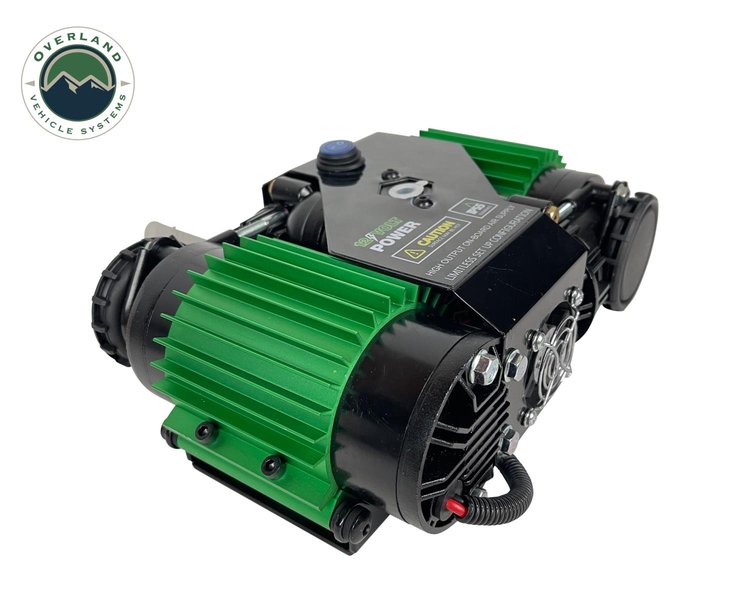 EGOI Permanent On Board Dual Motor Air Compressor System 6.35 CFM, Universal