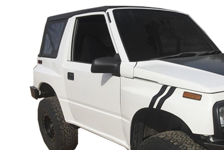 Replacement Soft Top - Black Diamond - Tracker, 1986-1994 Suzuki Sidekick