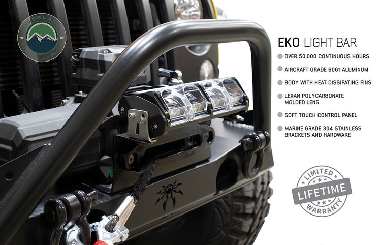 EKO 10" LED/RGB Light With Switch, Harness & Mounting Hardware