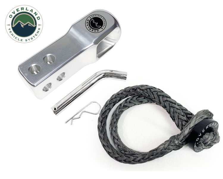 Aluminum Receiver Mount & 5/8" Soft Shackle With Collar Combo Kit