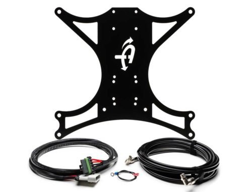 Compressor Mount & Connection Kit - Black, 2007-2018 Jeep Wrangler & Wrangler Unlimited
