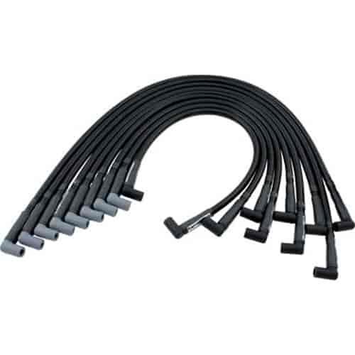 Black Spark Plug Wire Set No Coil Wire Small Block Chevy