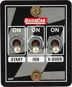 Accessory Control Panel Includes 3 Accessory Switches Height: 3-1/16"