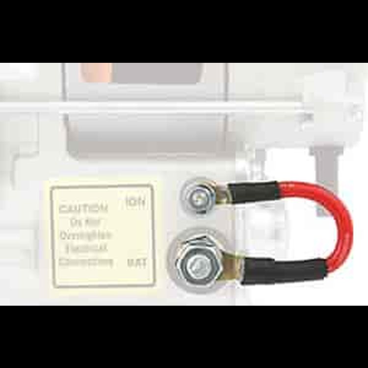 Starter Solenoid Jumper Wire #10 End For Bert and Brinn Style Starters W/ Ring Terminals