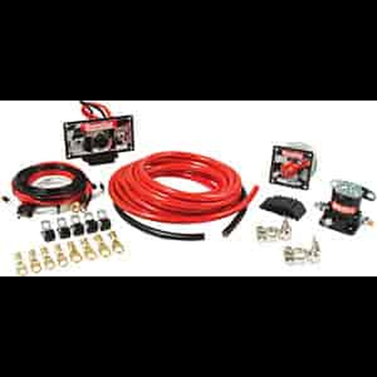 Premium 4 AWG Wiring Kit Checkered Flag