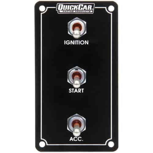 ICP Weatherproof 3 Switch Vert. Single Ignition Weatherpacked