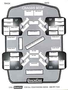 Chassis Setup Forms 50 Sheets