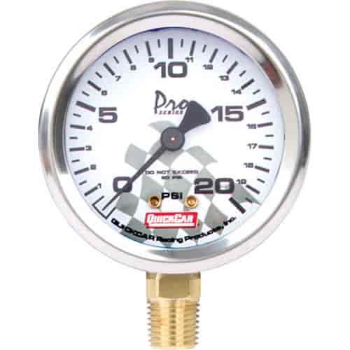 Replacement Tire Pressure Gauge Head Dry 0-20 psi.