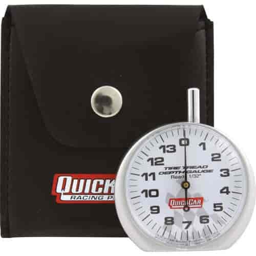 Tire Tread Depth Gauge Professional scale graphics measures tire wear in 1/32" increments Aluminum housing