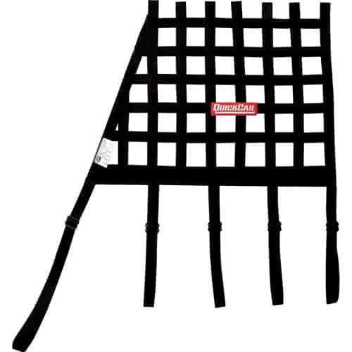 Angled Door Net SFI Black