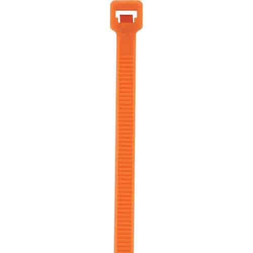 Nylon Wire Ties Bag of 100 Orange