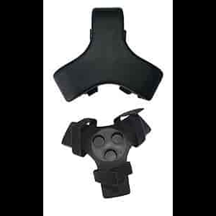 Molded Steering Wheel Pad fits flat or dished 3-spoke wheels