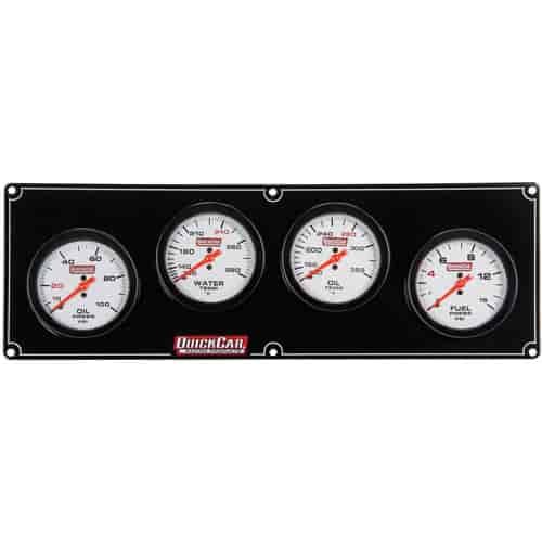Extreme 4-Gauge Panel Oil Pressure/Water Temperature/Oil Temperature/Fuel Pressure