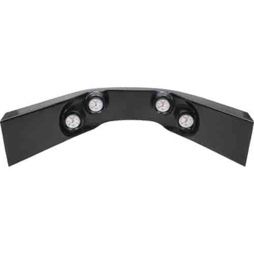 Wraparound Fiberglass Gauge Panel Extreme Black