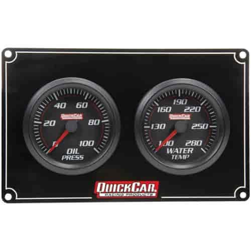 Redline 2 Gauge Panel Oil Press/Water Temp