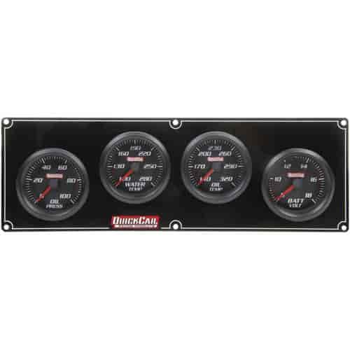Redline 4 Gauge Panel Oil Press/Water Temp/Oil Temp/Volt