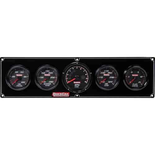 Redline 4-1 Gauge Panel Oil Press/Water Temp/Oil Temp/Fuel Press/Tach