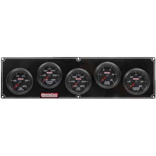 Redline 5 Gauge Panel Oil Press/Water Temp/Oil Temp/Fuel Press/Water Press