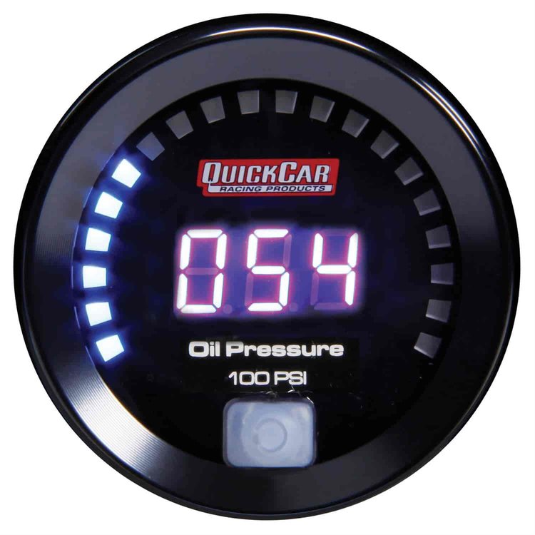 Digital Oil Pressure Gauge 0-100 PSI 2-1/16"