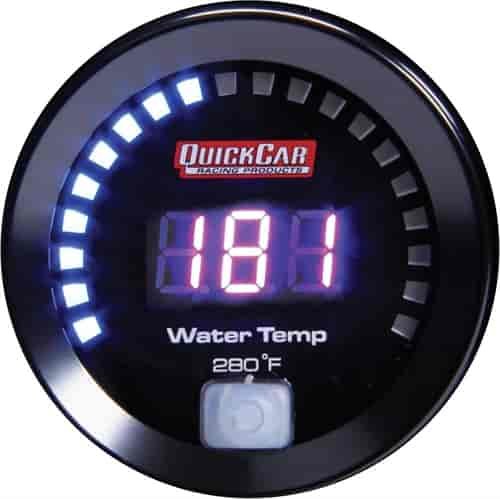 Digital Water Temp Gauge 100°-280° F. 2-1/16"
