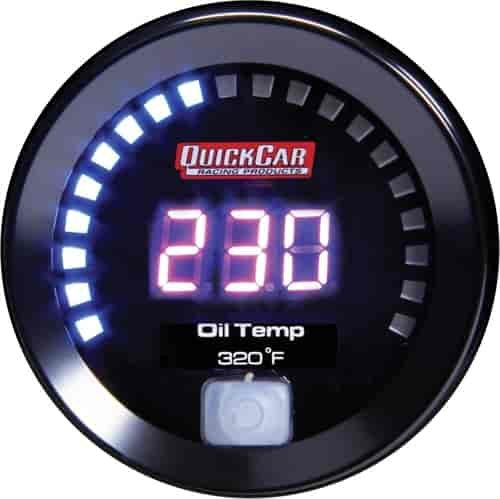 Digital Oil Temperature Gauge 100°-320° F. 2-1/16"