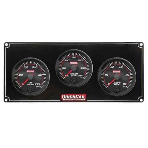 Redline 3 Gauge Panel Oil Pressure/Water Temperature/Volt