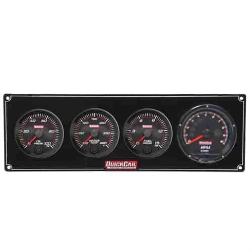 Redline 3-1 Gauge Panel Oil Pressure/Water Temperature/Fuel Pressure with Recall Tachometer