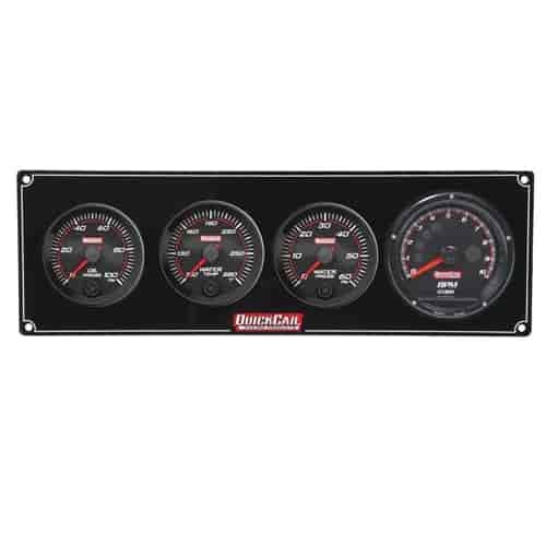 Redline 3-1 Gauge Panel Oil Pressure/Water Temperature/Water Pressure with Recall Tachometer