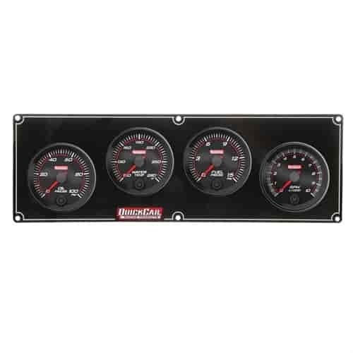 Redline 3-1 Gauge Panel Oil Pressure/Water Temperature/Fuel Pressure with 2-5/8 in. Tachometer