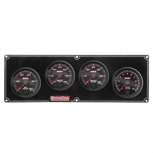 Redline 3-1 Gauge Panel Oil Pressure/Water Temperature/Water Pressure with 2-5/8 in. Tachometer