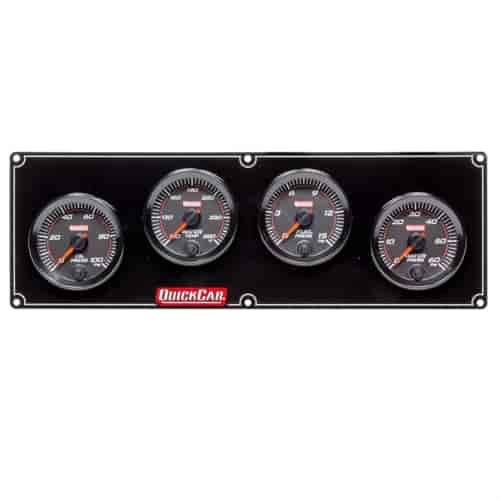Redline 4 Gauge Panel Oil Pressure/Water Temperature/Water Pressure/Fuel Pressure