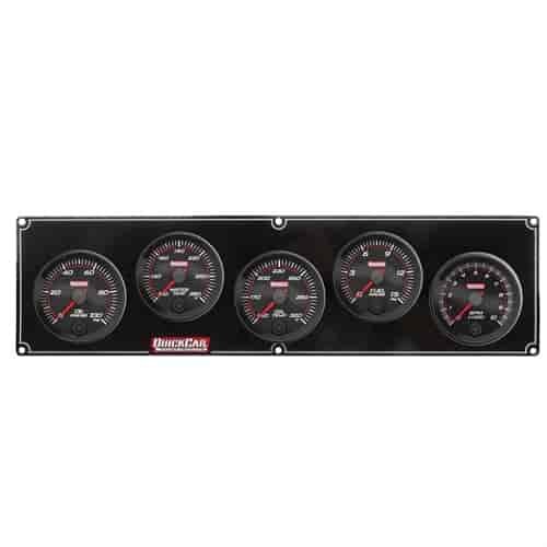 Redline 4-1 Gauge Panel Oil Pressure/Water Temperature/Oil Temperature/Fuel Pressure w/ 2-5/8 in. Tachometer