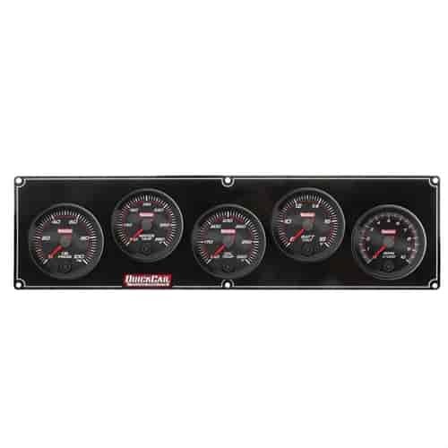 Redline 4-1 Gauge Panel Oil Pressure/Water Temperature/Oil Temperature/Volt w/ 2-5/8 in. Tachometer