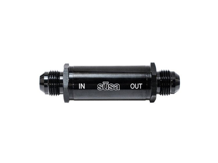 11-IF0808-D In-Line Pump Pre-Filter, AN08 Male to AN08 Male, 150µ Micron Filtration
