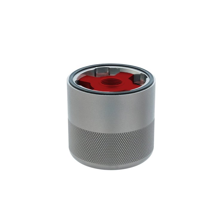 11-RU77-13 HyperFlow Oil Filter, Size: 77 mm (Medium), 13/16 in.-16 Thread [Titanium]