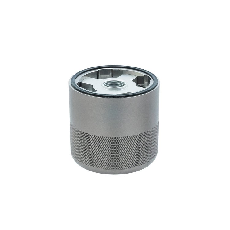 11-RU77-20 HyperFlow Oil Filter, Size: 77 mm (Medium), M20 x 1.5 Thread [Titanium]