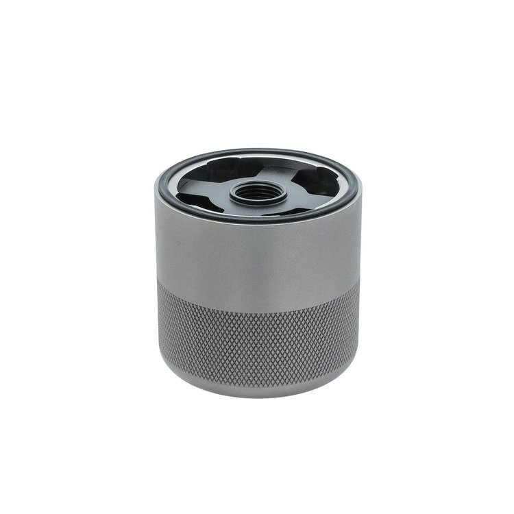 11-RU77-34 HyperFlow Oil Filter, Size: 77 mm (Medium), 3/4 in.-16 Thread [Titanium]