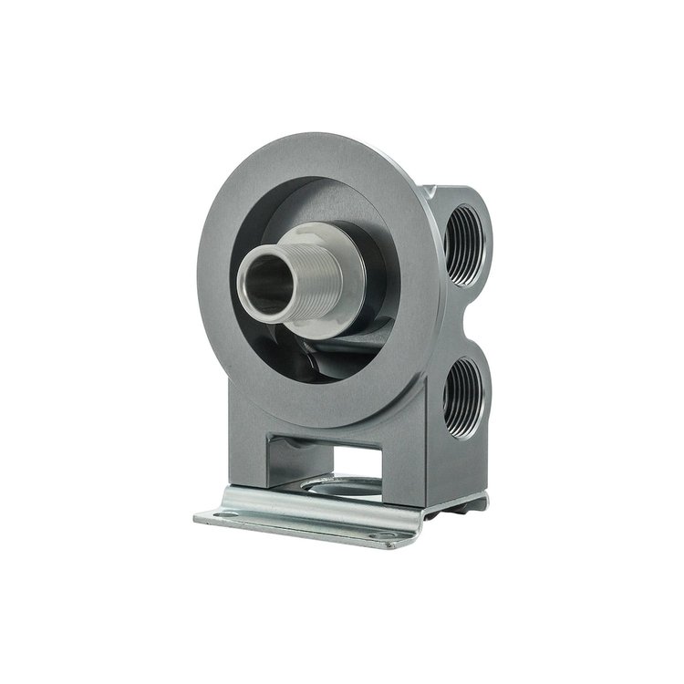 18-RFHU77-20-22 Remote Oil Filter Stand, 77 mm Landing Surface w/ 20 mm Filter Nipple