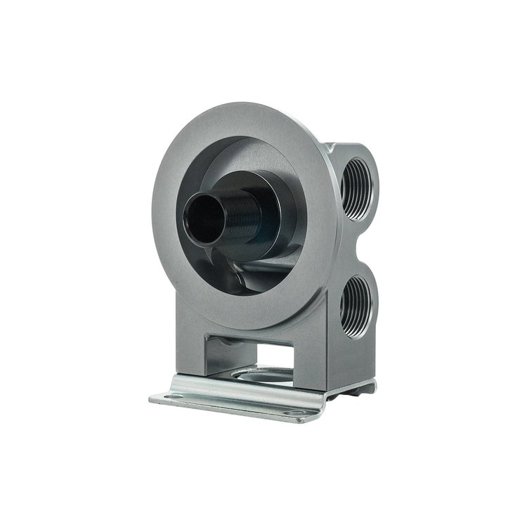 18-RFHU77-34-22 Remote Oil Filter Stand, 77 mm Landing Surface w/ 3/4 in.-16 Filter Nipple