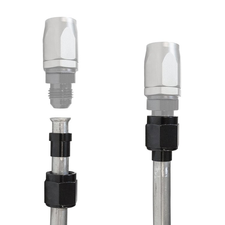 22-TN08 Tube Nut & Sleeve to AN Female, 1/2 in. Tube to AN08 Female
