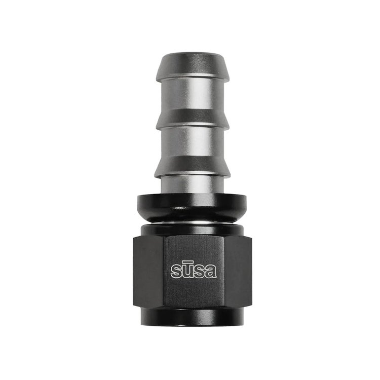 22-AN10PL10-00 Hose End, AN to PushLock Fitting, AN10 Female to -10 PushLock Male, Straight