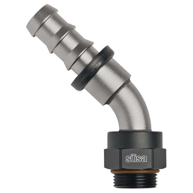 22-M22PL08-45 ProLine Hose End, 22 mm x 1.5 Male to -08 PushLock Male, 45-Degree